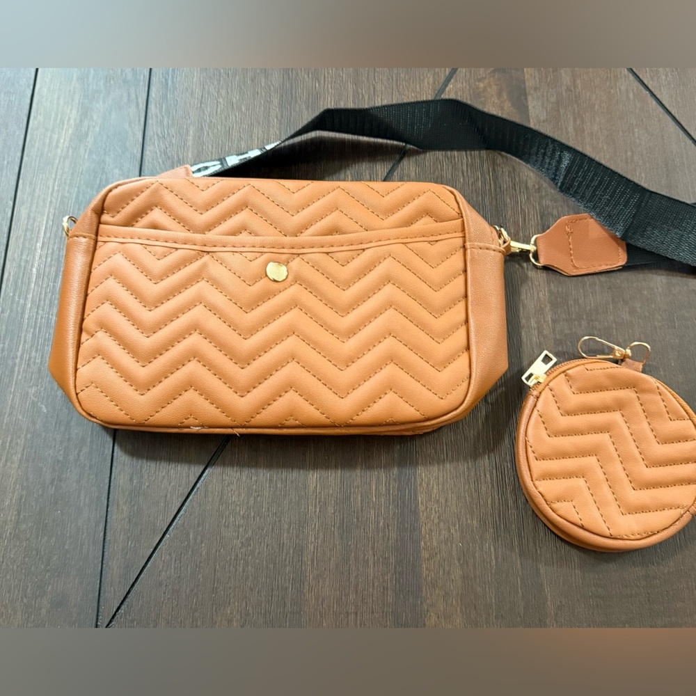 Tan Quilted Women's Bag